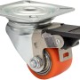 Wagner Lenkrolle Mini mit Feststeller, Ø 3,5cm, Tragkraft 100kg. Rolle für Möbel und Geräte.