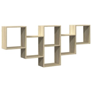 Wandregal Sonoma-Eiche, 159x18x66 cm, Holzwerkstoff. Modernes Design für Wohnraum.