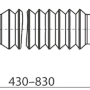 Alcadrain A794 Flexiverbindung Ø40/50 x 50/40, Länge 430–830 mm_2