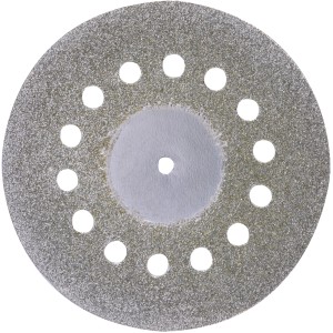 Proxxon Diamant-Trennscheibe, 38 mm, mit Kühllöchern für Miniaturwerkzeuge.