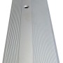 Silbernes Ausgleichsprofil für Laminat & Parkett, 45 mm breit und 900 mm lang.