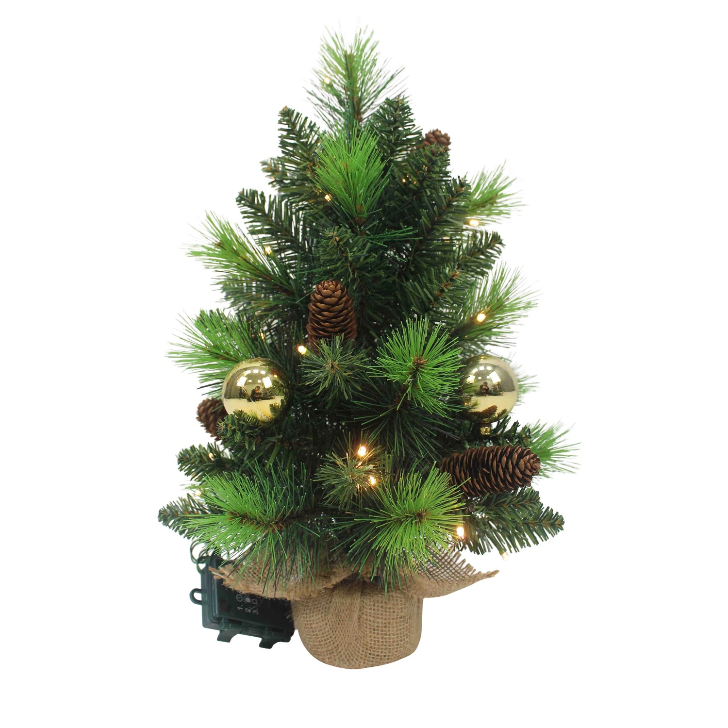 Näve Outdoor LED Weihnachtstannenbaum Noel Gold