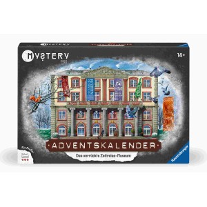 Ravensburger 23853 - Mystery PRO Adventskalender - Das verrückte Zeitreisemuseum - 24 Rätsel für EXIT-Begeisterte ab 14 Jahren