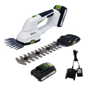 TRUTZHOLM Akku Rasentrimmer 20V 2in1 mit Akku, Gras- und Strauchklinge.