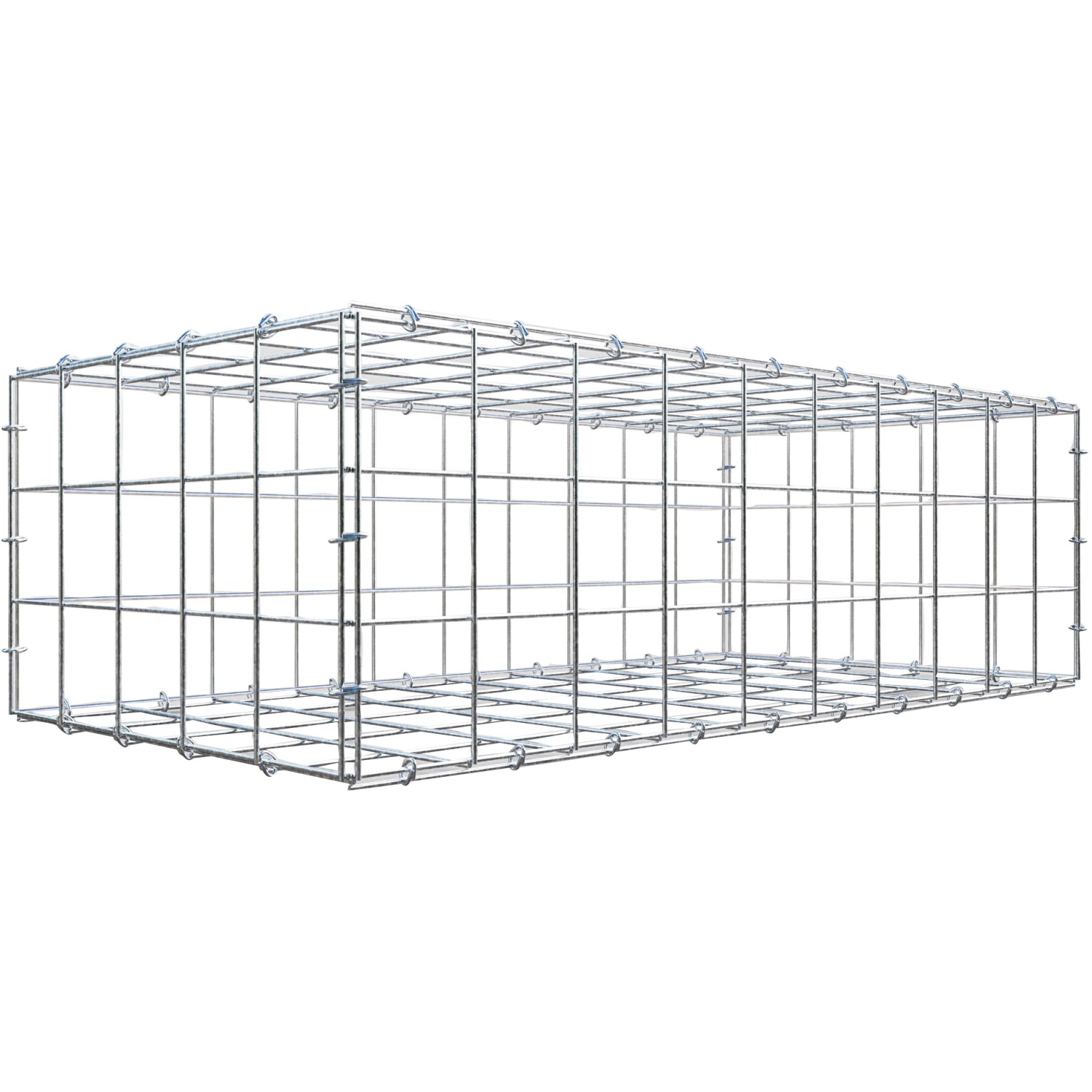 Thumbnail - Gabiona C-Ring-Gabione 30 x 100 x 50 cm Maschenw 10 x 10 cm