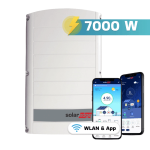 SolarEdge SE7K Wechselrichter mit App-Steuerung für die 7 kW SUNNIVA Solaranlage.