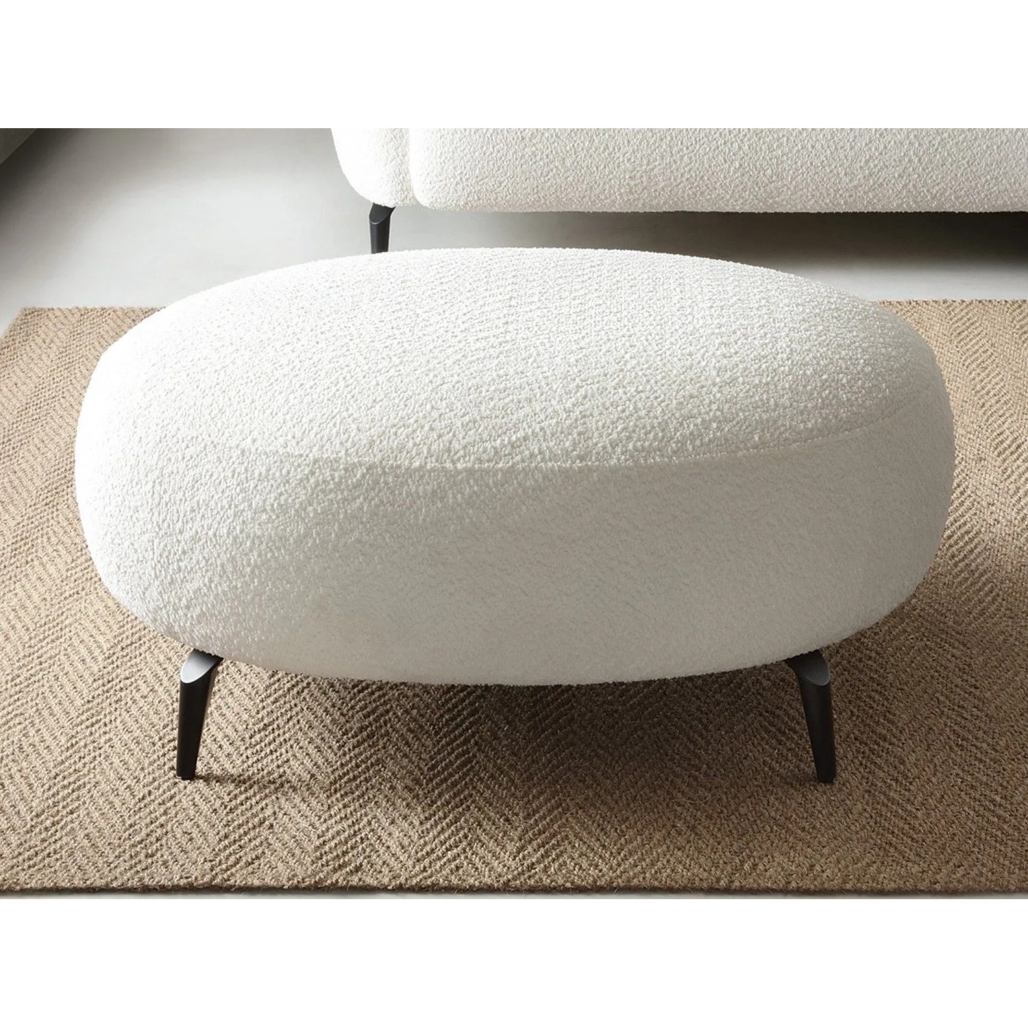Vente-unique Sitzhocker Aremia Weiß 100 cm