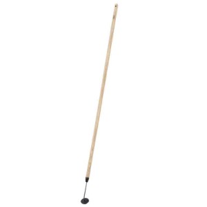 D&O Runde Schuffel mit Stiel aus Esche, Gartenhandgerät zur Unkrautentfernung.