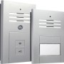 REV Sprechanlage Quattroline Audio Silber für 1 Familie, mit Klingel und Türöffner.