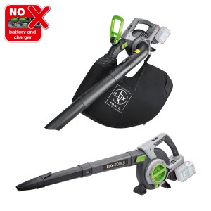 LUX Akku-Laubsauger/-bläser A-LS-20/250-24, ohne Akku/Ladegerät. Laubbläser und Laubsauger in einem.