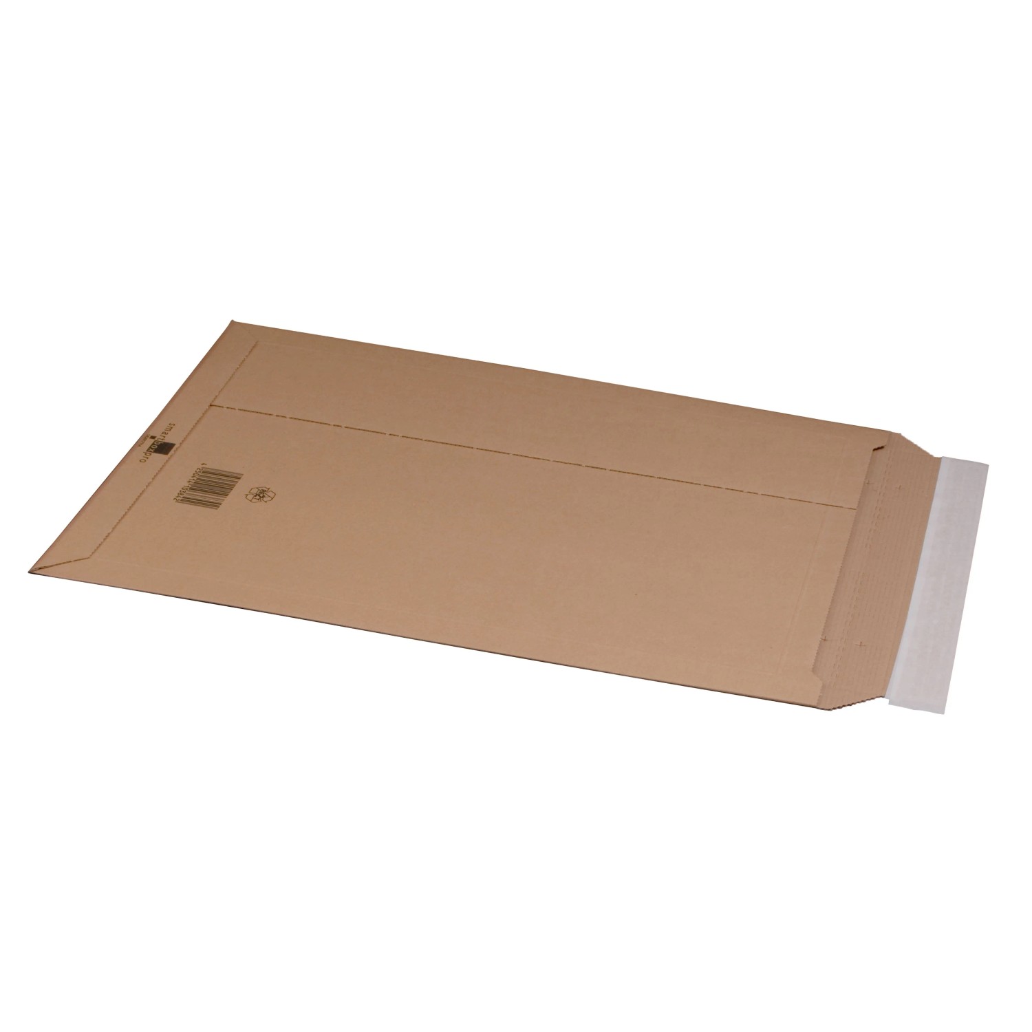 PROREGAL Mega Deal 100x Versandtasche Aus Wellpappe A3 LxBxH 335x500x50mm mit Selbstklebeverschluss & Aufreißfaden Variable Höhe Braun Versandtüte