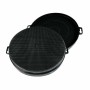 AIR2GO Aktivkohlefilter für Neff Dunstabzugshaube, 2er-Set, rund, schwarz.