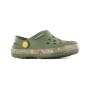 Blackfox Kinderclog Kansas, khaki, Größe 20/21. Gartenclog mit Bauernhofmotiven.