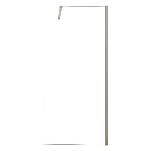AICA Walk-In Duschkabine, 80x200cm, mit Stabilisator und 8mm NANO ESG Glas.