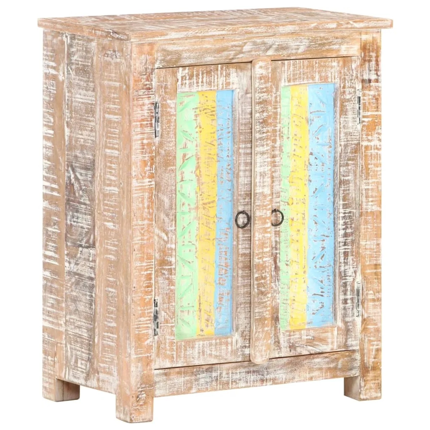 vidaXL Sideboard 61x35x76 cm Raues Akazienholz 321792