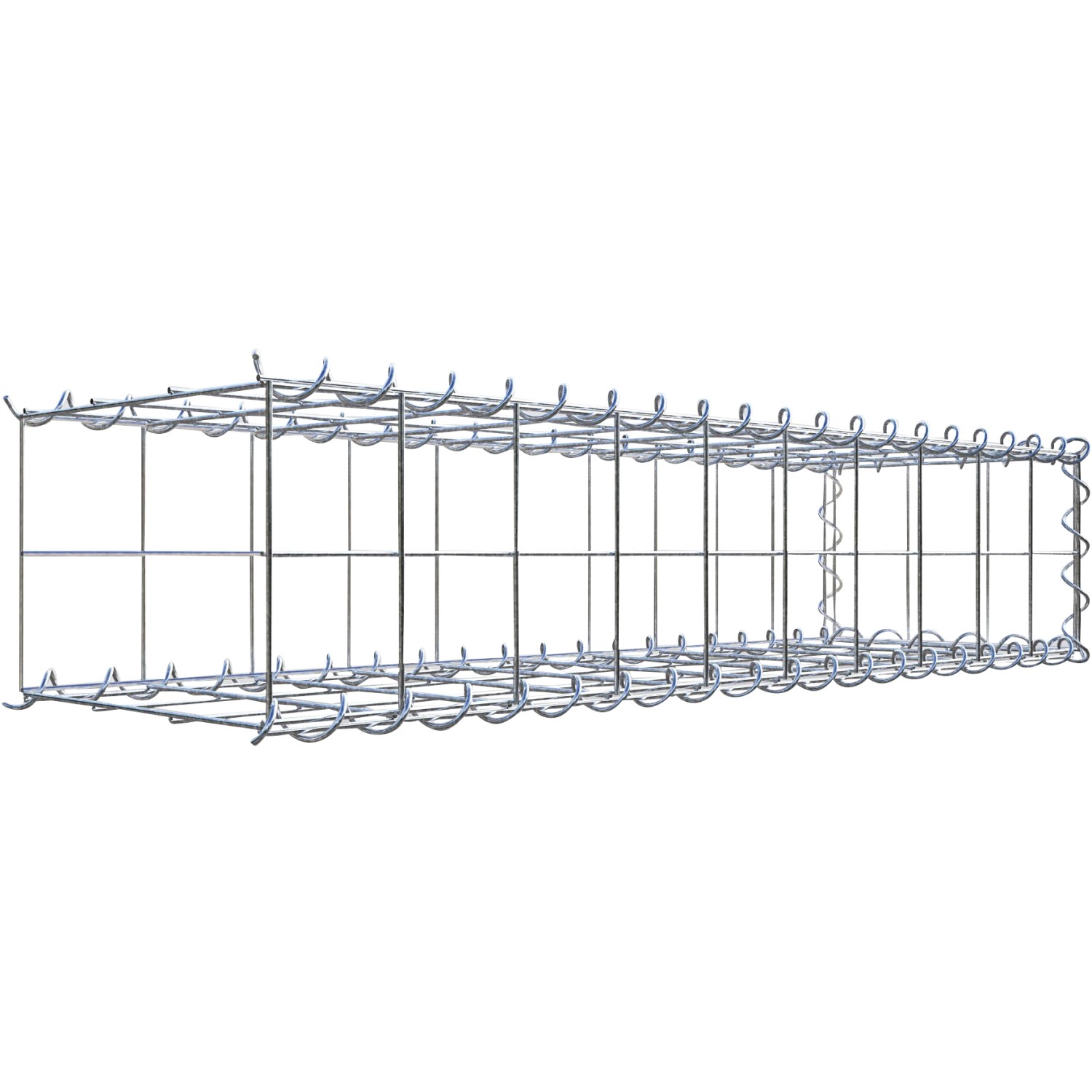 Gabiona Gabione-Anbaukorb Typ 2 20 x 100 x 30 cm Maschenw 10 x 10 cm