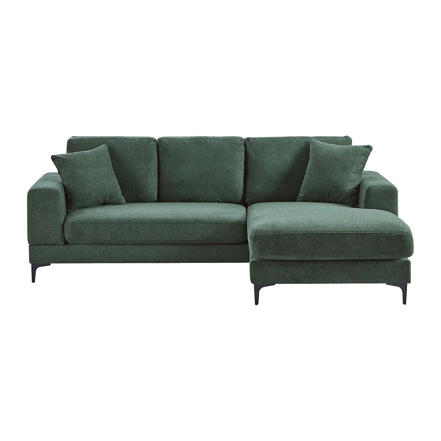 Vente-unique Sofa Ohne Schlafmöglichkeit Jamolo Grün 227 cm