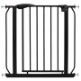 Schwarzes ib style Türschutzgitter Berrin, 140-150 cm, für Treppen, ohne Bohren.