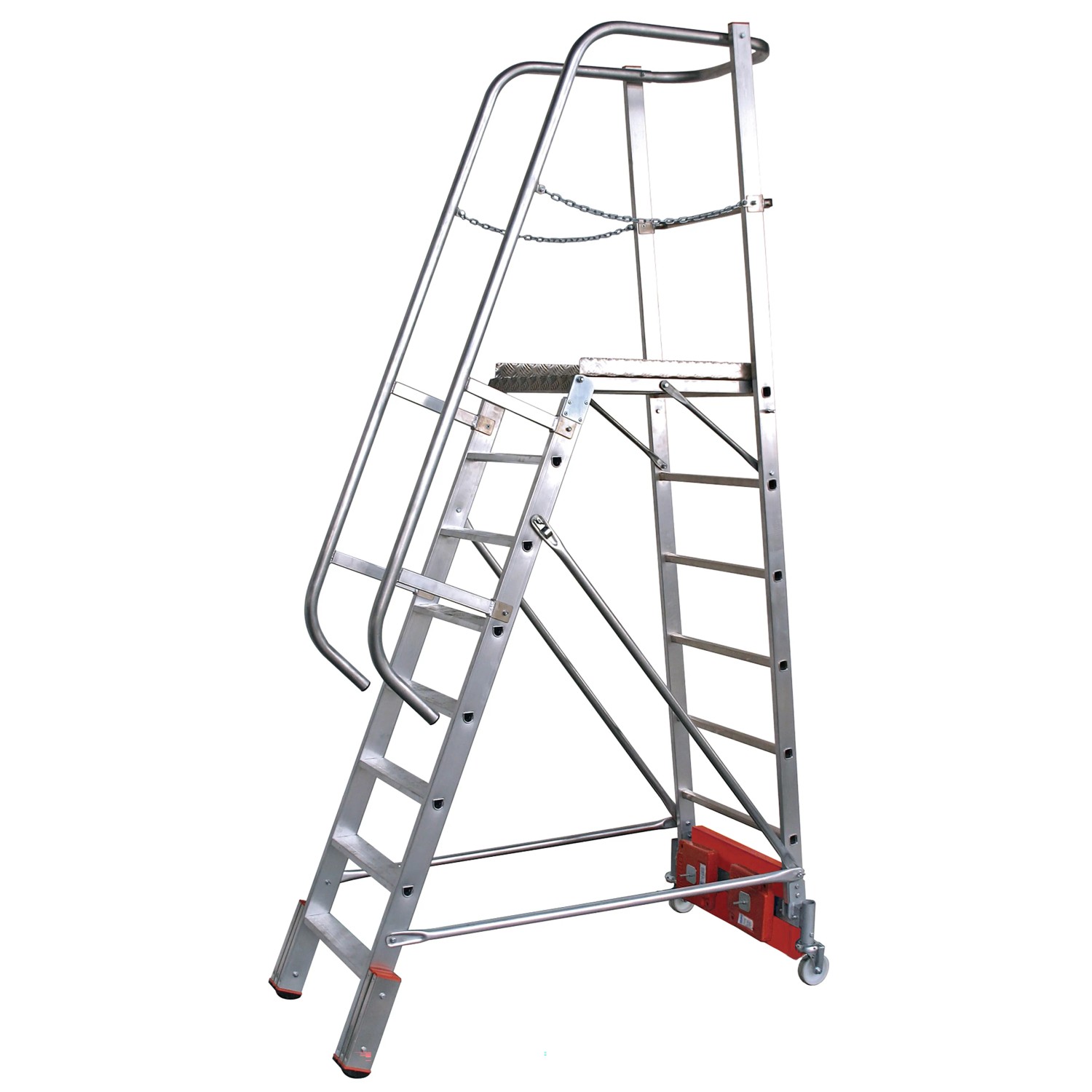 Krause Podestleiter Vario 750 Stabilo 8 Stufen