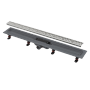 Alcadrain Duschrinne 650mm mit Chrom-Rost für bodengleiche Dusche.