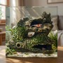 Relaxdays Aquariumdekoration Polyresin Braun Ungiftig Versteckhöhle 17 cm x 20 cm x 10 cm 0,25 kg_5