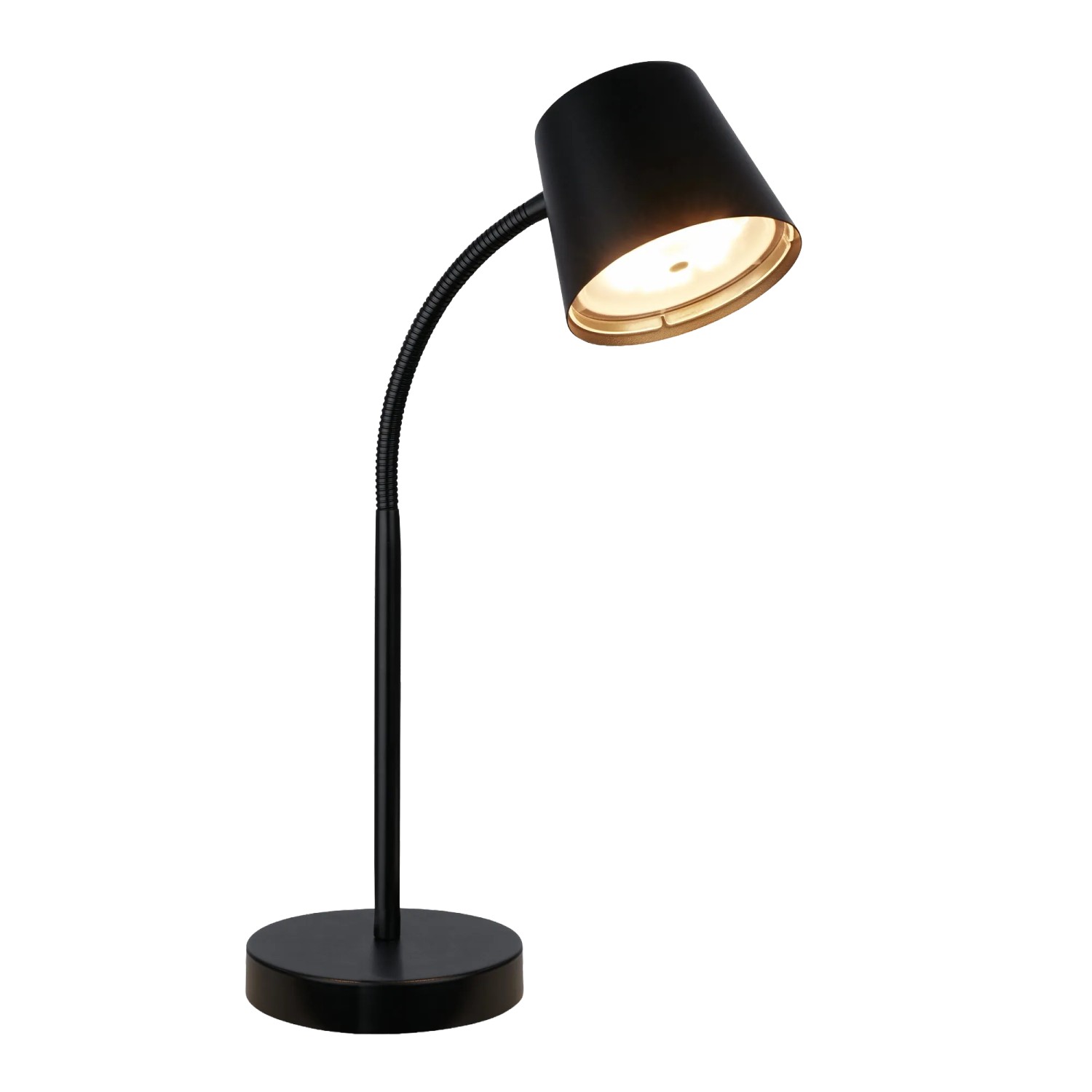 Brilo Akku-Schreibtischlampe Biwo Schwenkbar Dimmbar Touch Schwarz