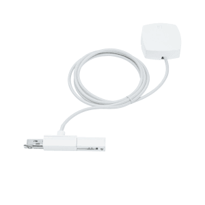 Paulmann URail Einspeisungskabel, 2 m, Signalweiß für LED-Schienensysteme.