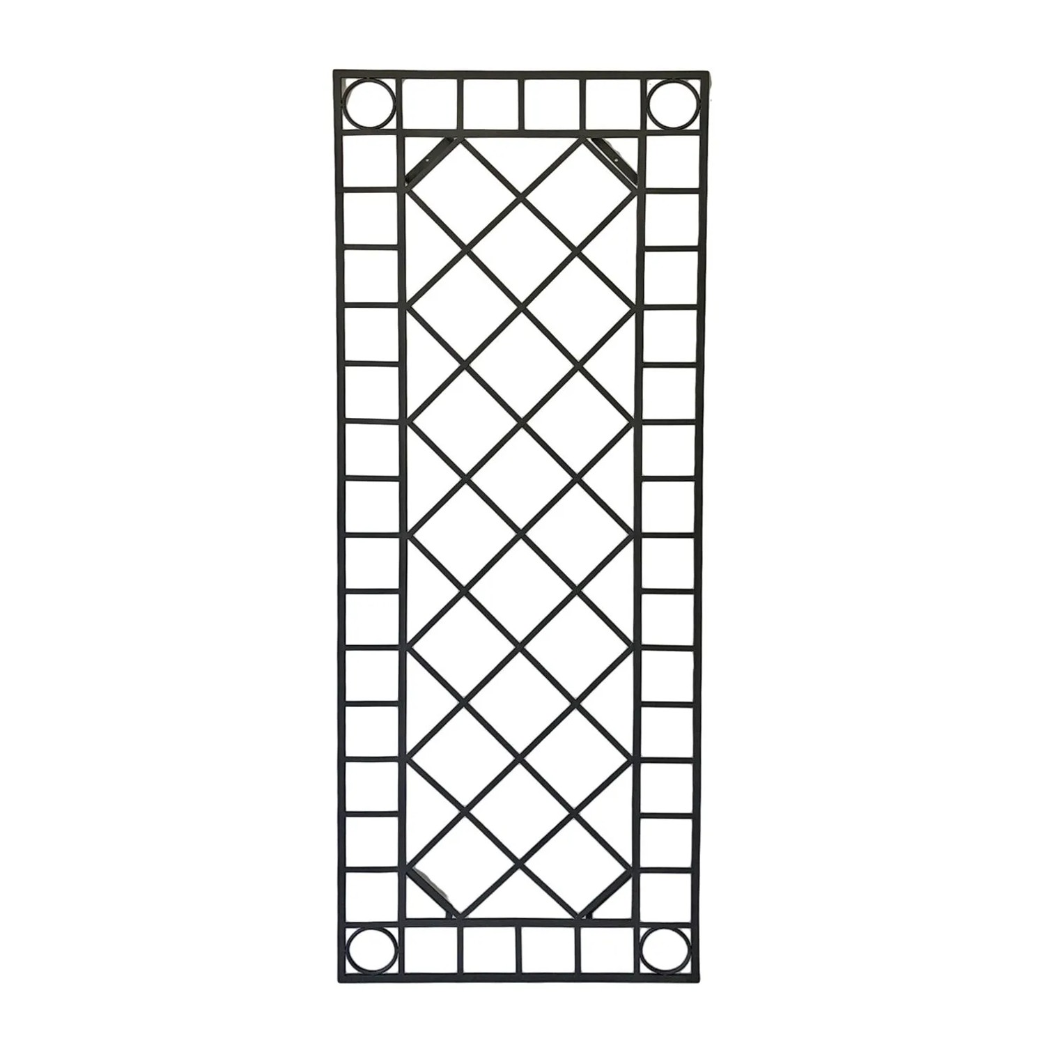 DELUKE Wand -Dekor COMO Stahl Schwarz 42x4x115cm Dekoration Wohnzimmer Büro