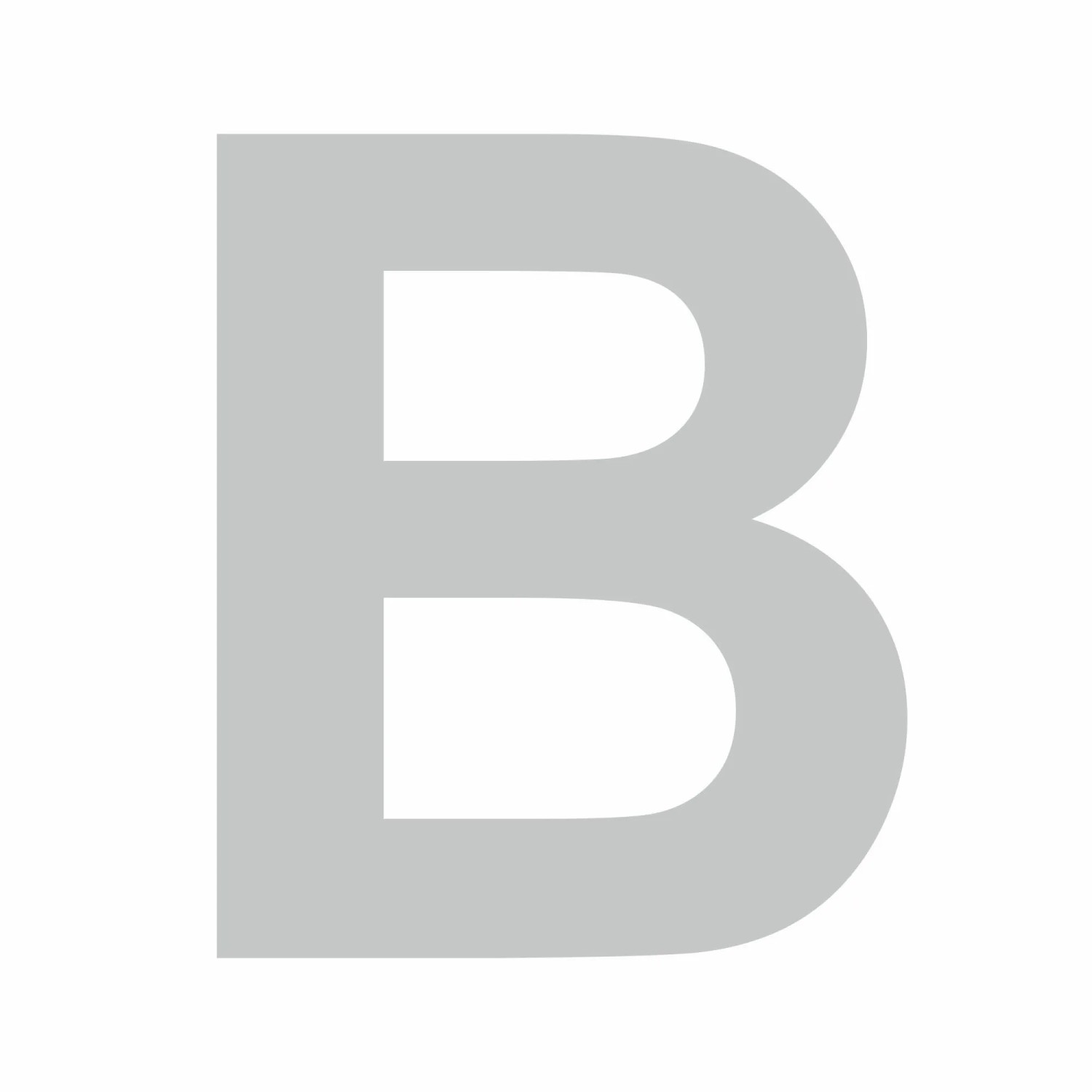 Hermann Schütz Aufkleber B Höhe 6 cm Silber