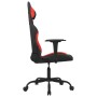 vidaXL Gaming-Stuhl mit Massagefunktion Schwarz und Rot Stoff 345478_4