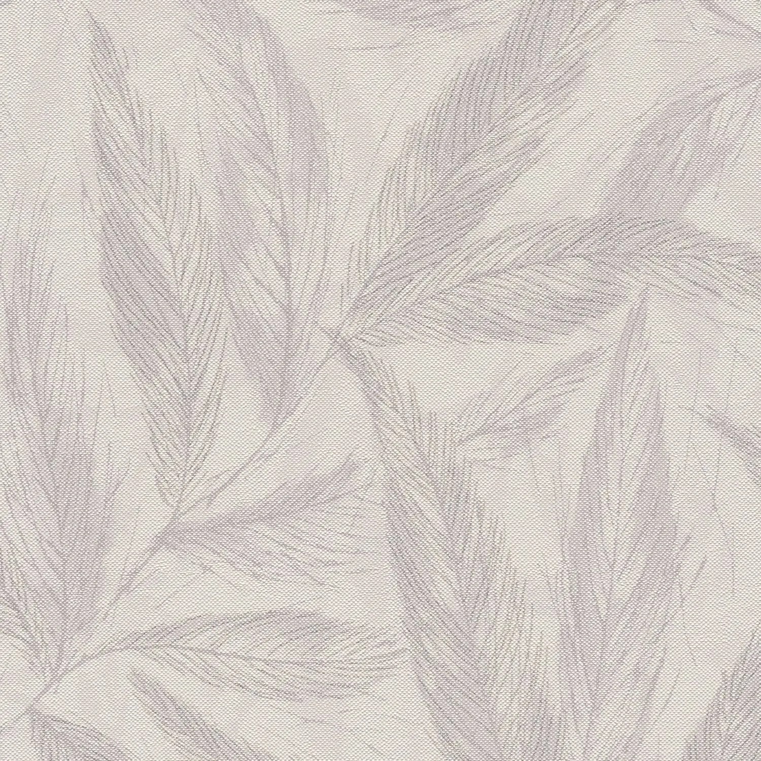 PROFHOME 790964-GU Florale Tapete Metallische Akzente Grau Silber 0,53 m x 10,05 m 5,33 m2