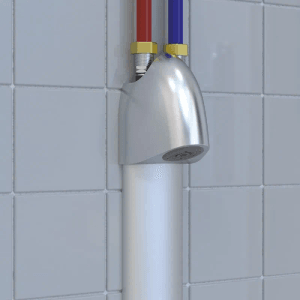 Delabie DU-Elem. SPORTING Therm Duschelement Alunox-Matt, G1/2B, 230/6V