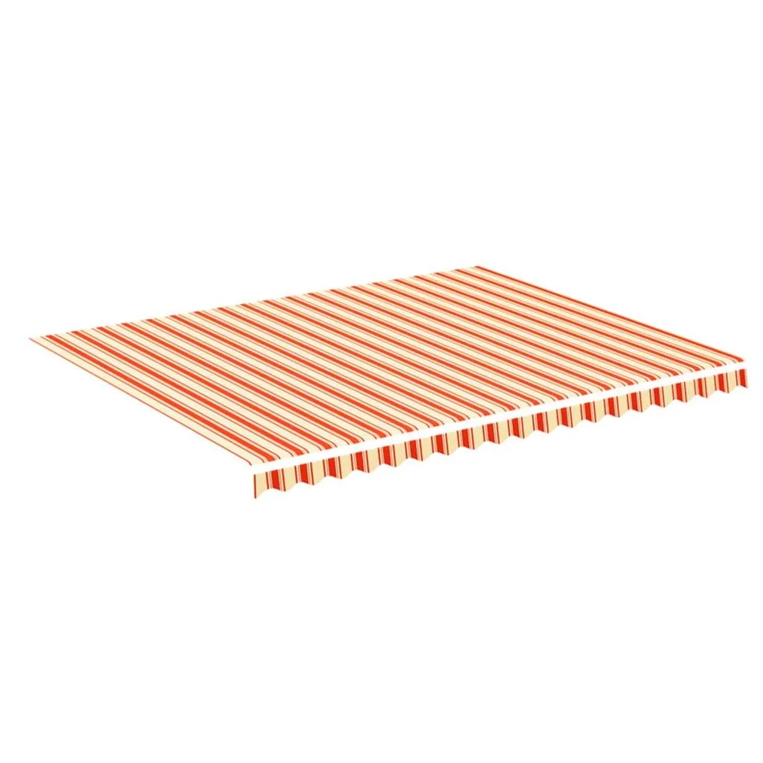 vidaXL Markisenbespannung Gelb und Orange 4,5x3,5 m 312020