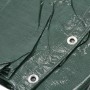Grüne Karibu Winterabdeckplane Modell 4 mit Ösen, zum Schutz Ihres Pools im Winter.