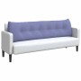 VidaXL Rückenkissen, Jeans Blau, 180cm, Stoff. Dekokissen für Sofa, Couch oder Bett.