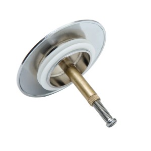 Sanilo Badewannenstöpsel Schuh, verchromter Messingkopf, höhenverstellbar.