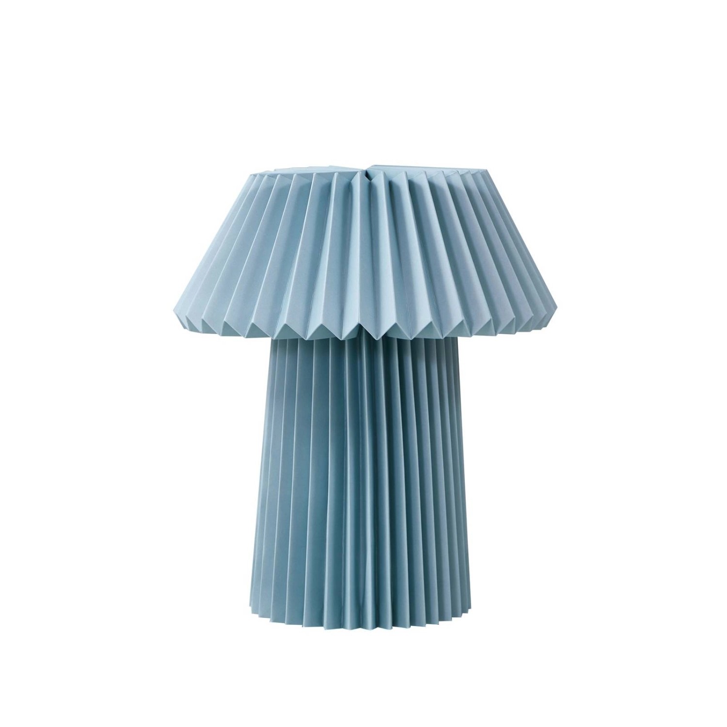 Lindby Tischlampe Magali 10020288 in Blau aus Papier 1-flammig E14 Wohnzimm günstig online kaufen
