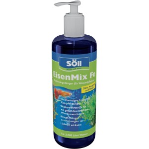 Söll Eisen Mix Fe 500ml, Aquarium Pflanzendünger für gesundes Wachstum und gegen Mangelerscheinungen.