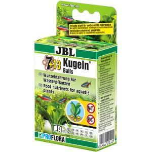 JBL Aquarium Pflanzendünger 7+13 Kugeln für gesunde Wasserpflanzen.