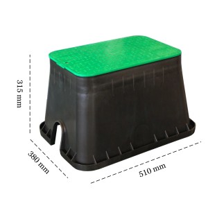 Kerry Electronics Ventilbox Bodeneinbaudose Eckig Größe M