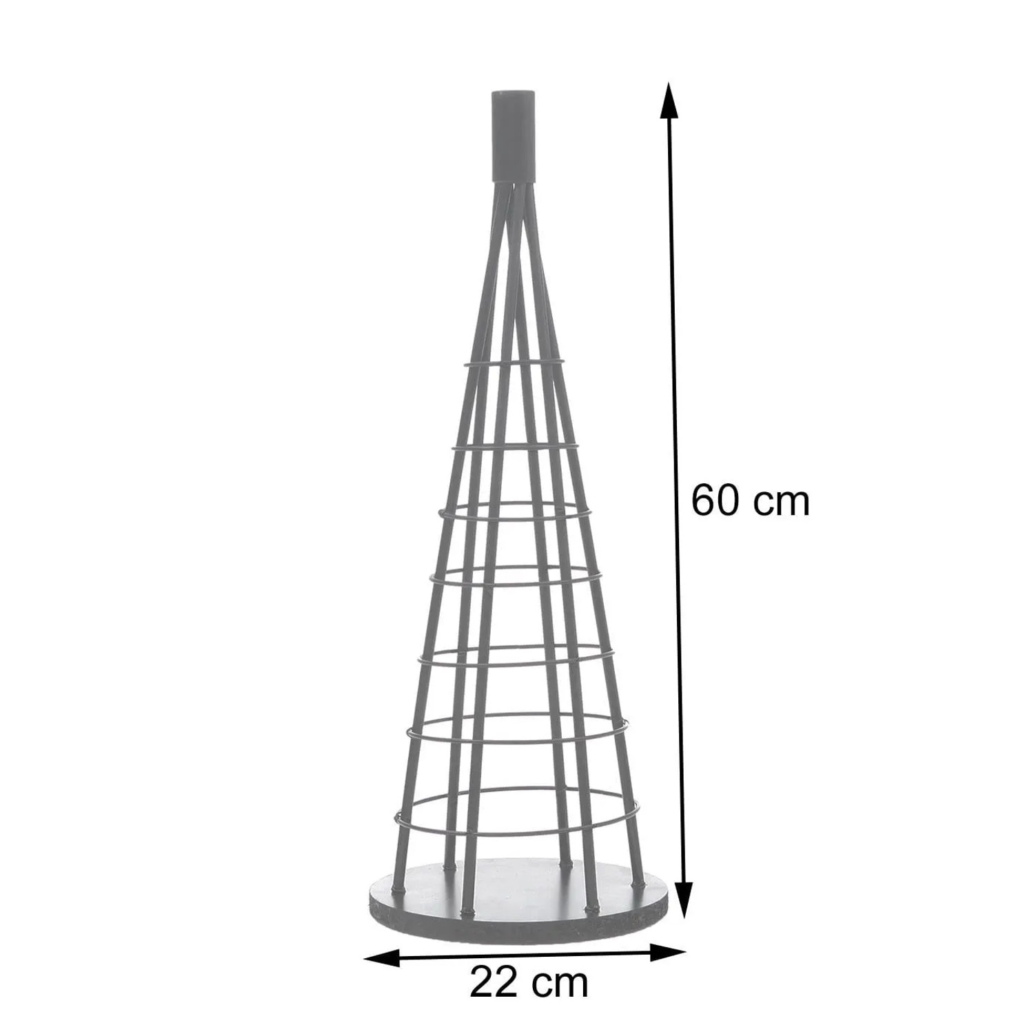 MCW Deko-Baum O91 Metall 60cm Goldfarben_4