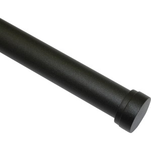Gardinia Gardinenstange Industrial Home, Ø 25 mm, schwarz, 240 cm.