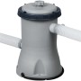 Bestway Flowclear 2.006 l/h Pool Filterpumpe mit Schläuchen und Transformator.