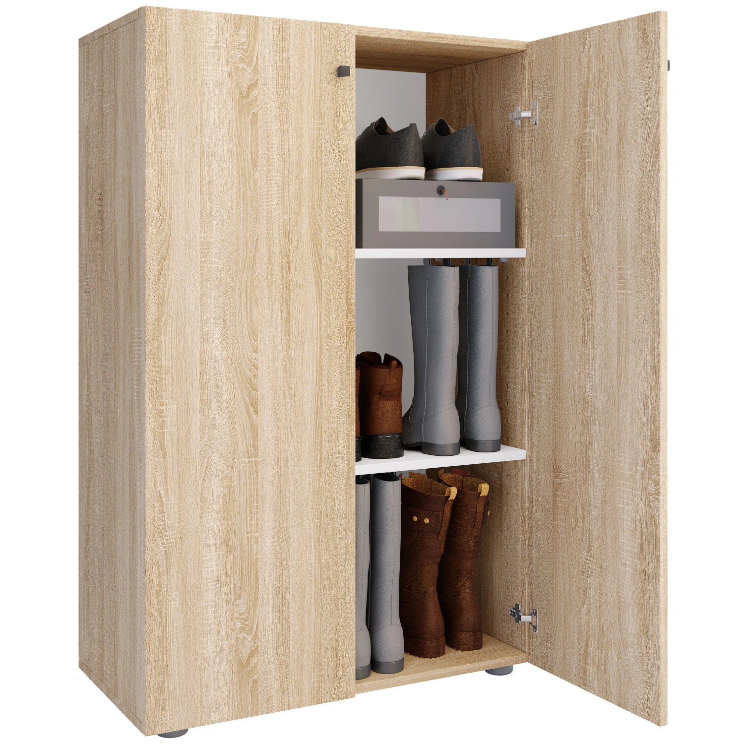 VCM Schuhschrank Lona Sonoma-Eiche