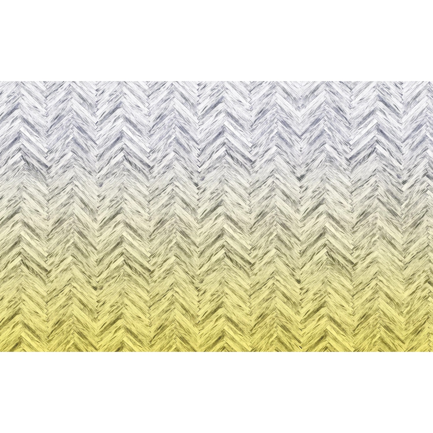 Komar Fototapete Vlies Herringbone Yellow  400 x 250 cm