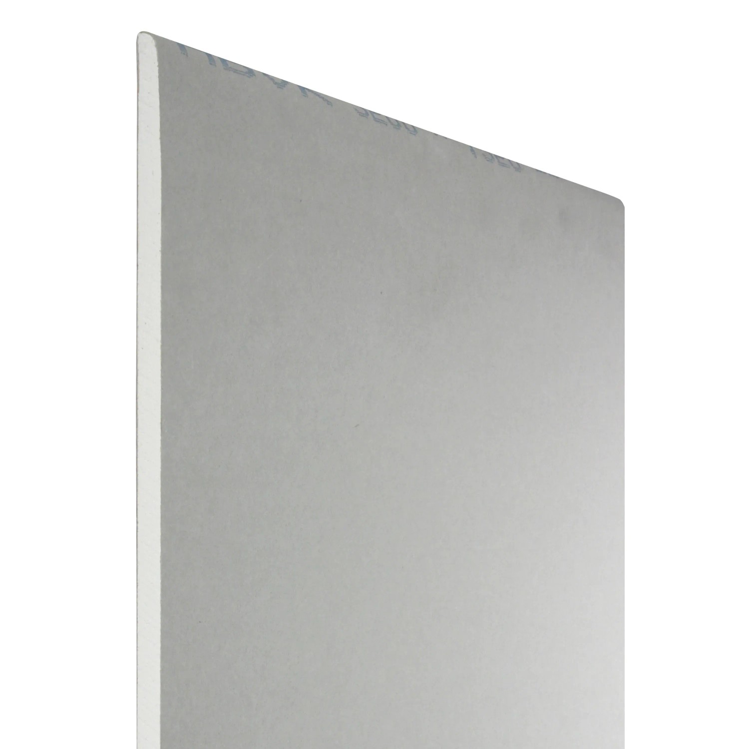 Gipskartonplatte, 12,5x600x2000 mm, für den Innenausbau. Robuste Bauplatte mit Kartonage-Bezug.