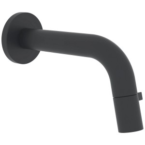 Hansa HANSANOVA Waschtisch-Wandarmatur, 10,7 cm Ausladung, in Schwarz-Matt.