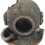 Dekorative Aquarium-Figur: Alter Taucherhelm als Blickfang für Ihr Aquarium.