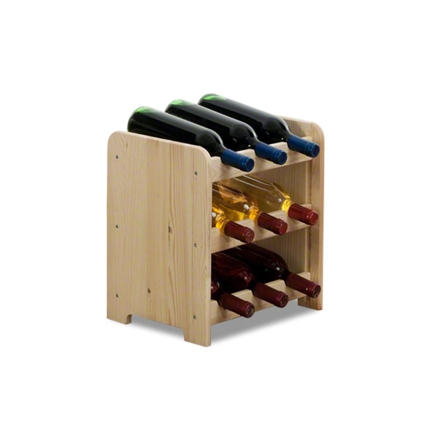 PROREGAL Weinregal Pinotwine C HxBxT 36 x 34,4 x 26,5 cm 9 Flaschen Massive günstig online kaufen