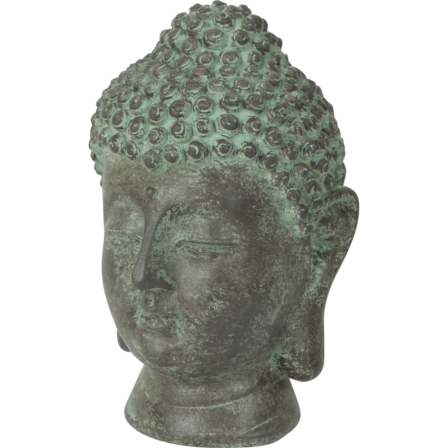 Dekofigur Buddha Grau Antik 9 cm x 15 cm günstig online kaufen